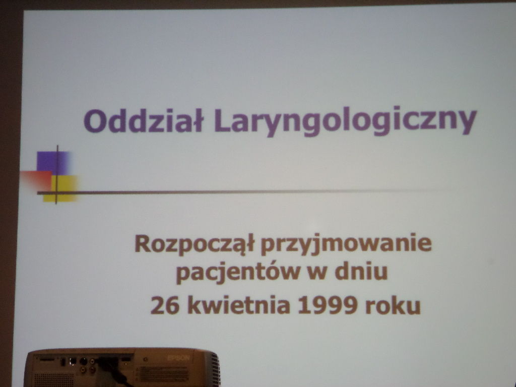 Zdjęcie do wiadomości 15-lecie Oddziału Laryngologicznego