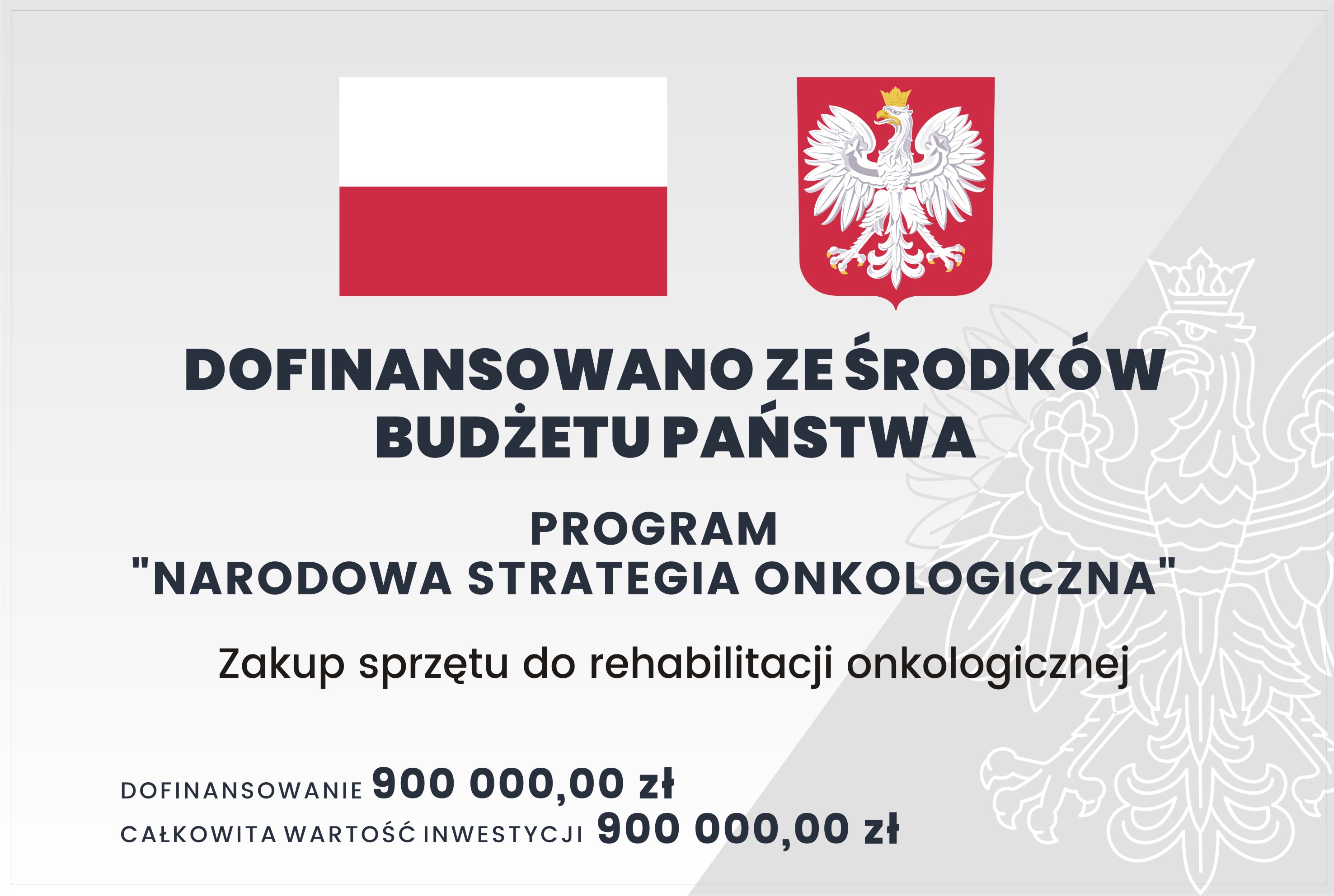 Zdjęcie do wiadomości Zakup sprzętu do rehabilitacji onkologicznej