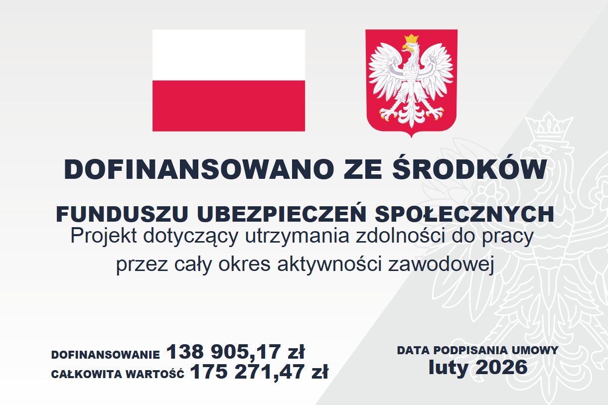 Zdjęcie do wiadomości Zakup wyposażenia ograniczającego obciążenie układu mięśniowo-szkieletowego oraz środków ochrony indywidualnej przed promieniowaniem jonizującym dla pracowników Szpitala Wojewódzkiego w Łomży